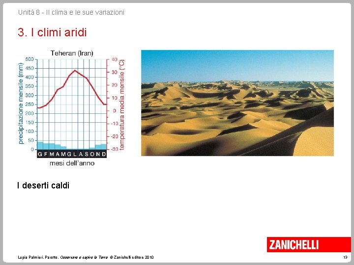 Unità 8 - Il clima e le sue variazioni 3. I climi aridi I