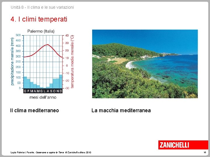 Unità 8 - Il clima e le sue variazioni 4. I climi temperati Il