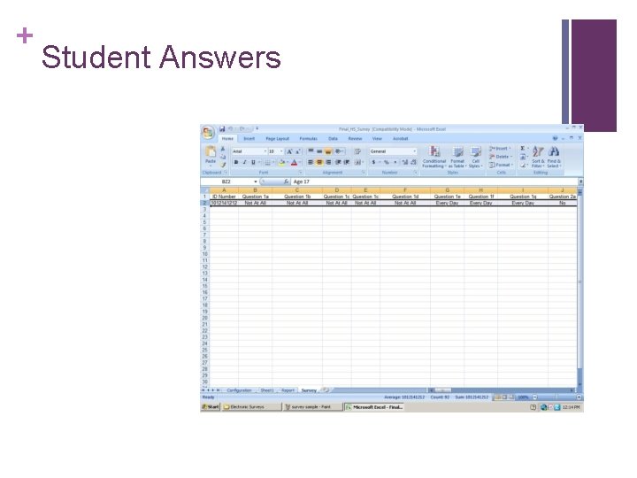 + Student Answers 