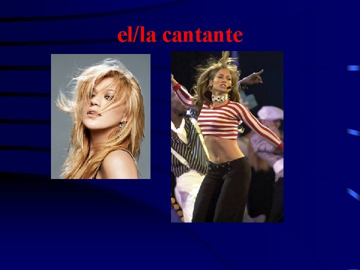 el/la cantante 