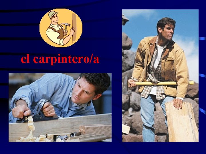 el carpintero/a 