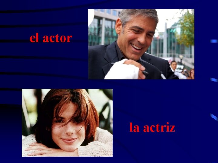 el actor la actriz 