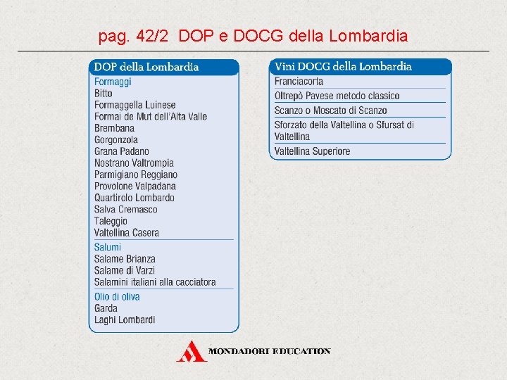 pag. 42/2 DOP e DOCG della Lombardia 