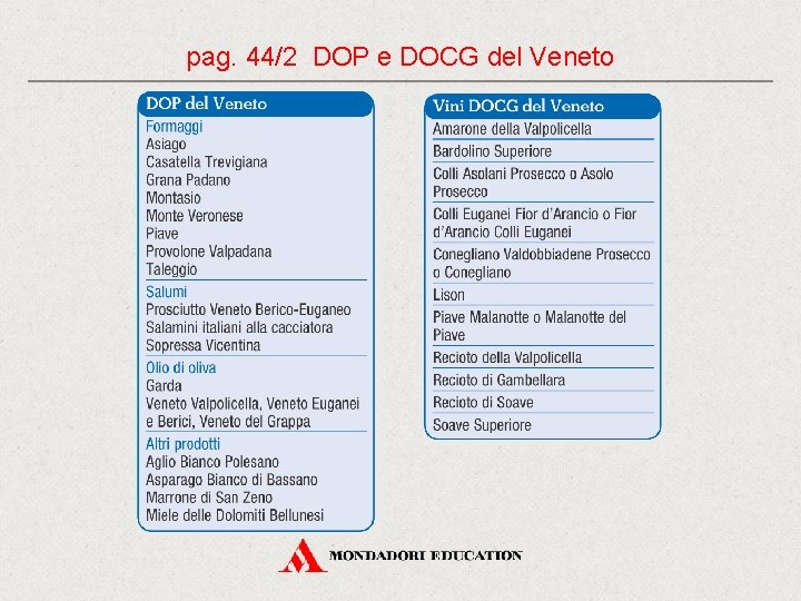 pag. 44/2 DOP e DOCG del Veneto 