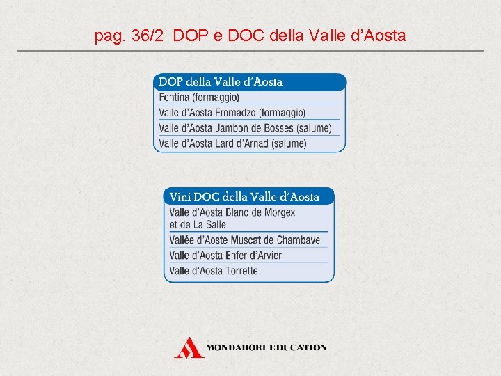 pag. 36/2 DOP e DOC della Valle d’Aosta 