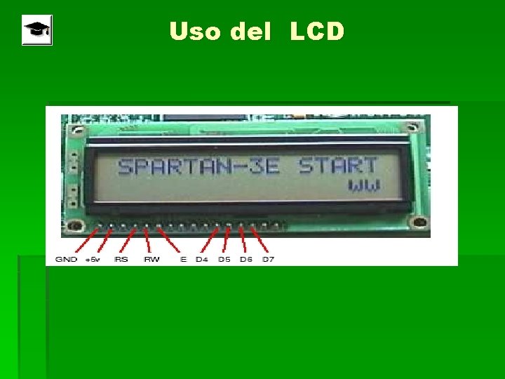 Uso del LCD 