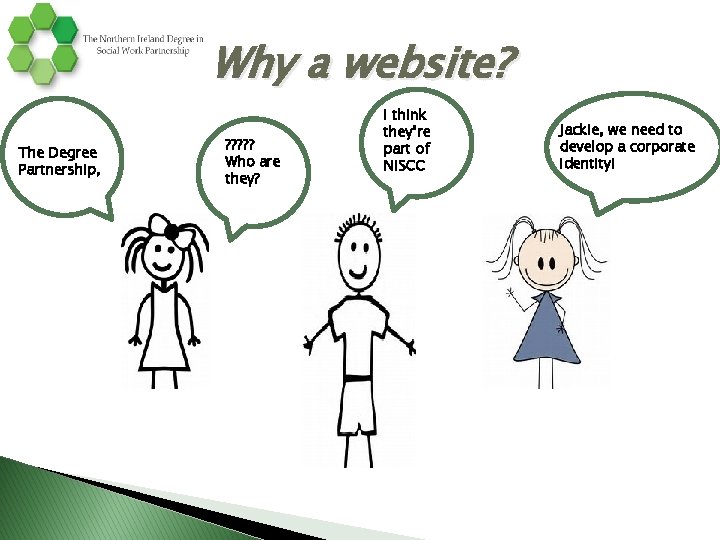 Why a website? The Degree Partnership, ? ? ? Who are they? I think Why a website? The Degree Partnership, ? ? ? Who are they? I think