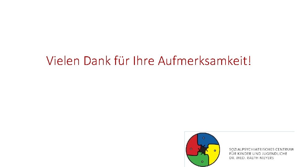 Vielen Dank für Ihre Aufmerksamkeit! 