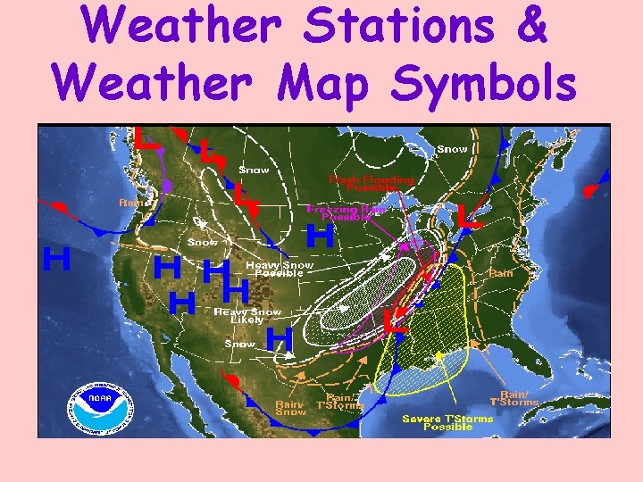 Weather Stations & Weather Map Symbols 