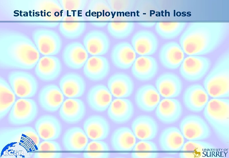 Statistic of LTE deployment - Path loss 