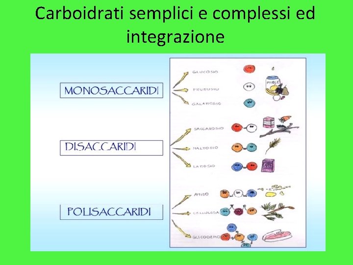 Carboidrati semplici e complessi ed integrazione 