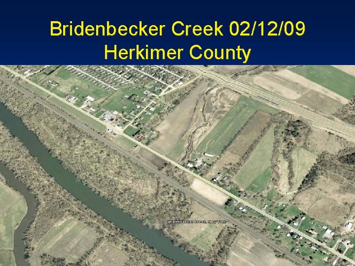 Bridenbecker Creek 02/12/09 Herkimer County (Video: WKTV Utica, NY) 