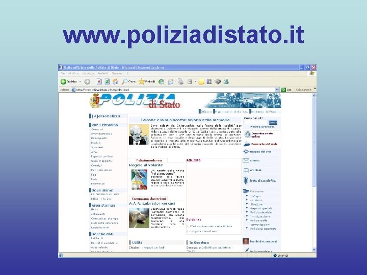 www. poliziadistato. it 