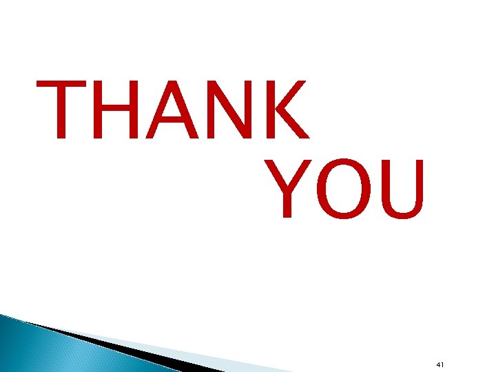 THANK YOU 41 