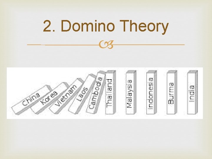 2. Domino Theory 