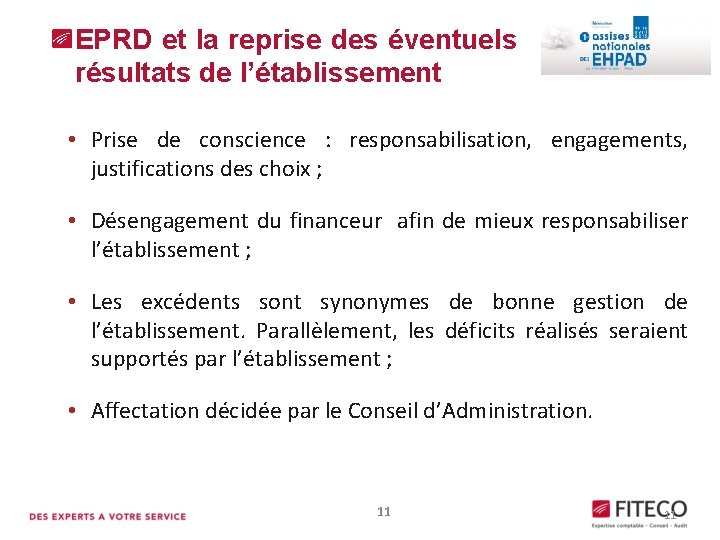 EPRD et la reprise des éventuels Application de l’EPRD dans le secteur médicosocialrésultats de EPRD et la reprise des éventuels Application de l’EPRD dans le secteur médicosocialrésultats de