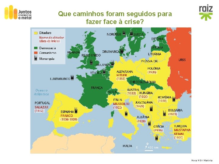 Que caminhos foram seguidos para fazer face à crise? Hora H 9 / História