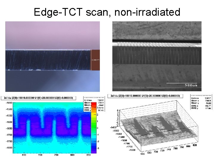 Edge-TCT scan, non-irradiated 