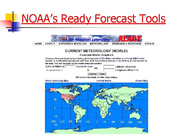 NOAA’s Ready Forecast Tools 
