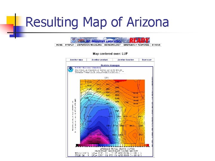 Resulting Map of Arizona 