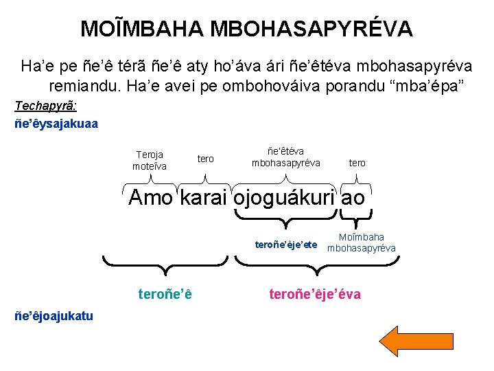 Guarani E Regional Ytusaingo Presenta Mbaejepurur Mboerekokuaagua Mboehrape