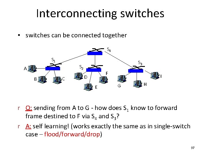 Interconnecting switches • switches can be connected together S 4 S 1 S 3 Interconnecting switches • switches can be connected together S 4 S 1 S 3