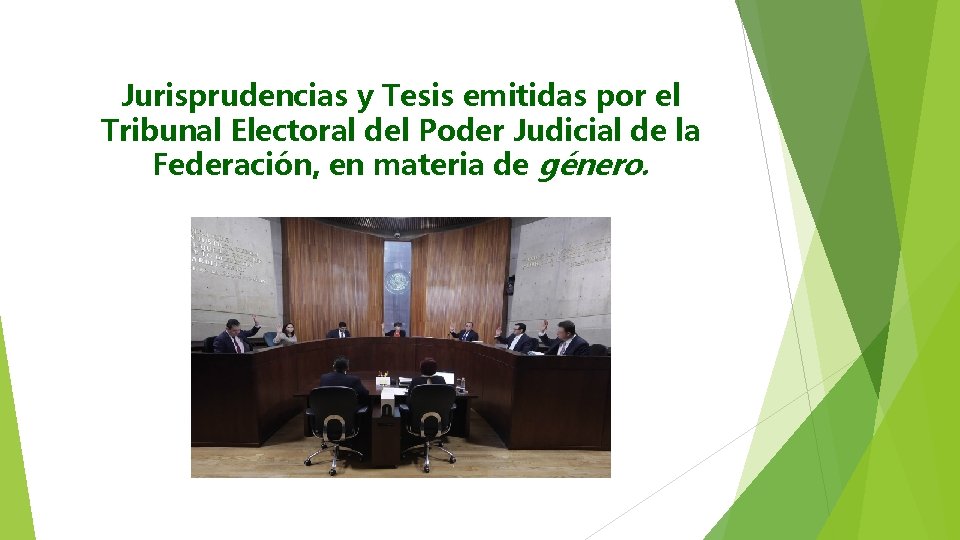 Jurisprudencias y Tesis emitidas por el Tribunal Electoral del Poder Judicial de la Federación,
