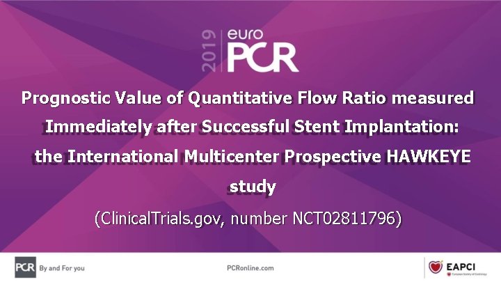 Prognostic Value of Quantitative Flow Ratio measured Immediately after Successful Stent Implantation: the International