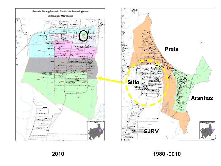 Praia Sítio Aranhas SJRV 2010 1980 -2010 