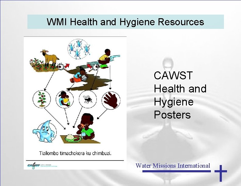 WMI Health and Hygiene Resources CAWST Health and Hygiene Posters Water Missions International 