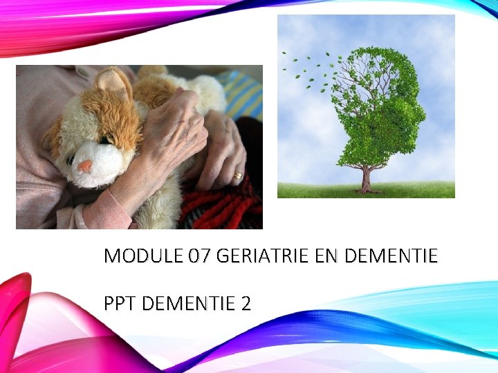 MODULE 07 GERIATRIE EN DEMENTIE PPT DEMENTIE 2 