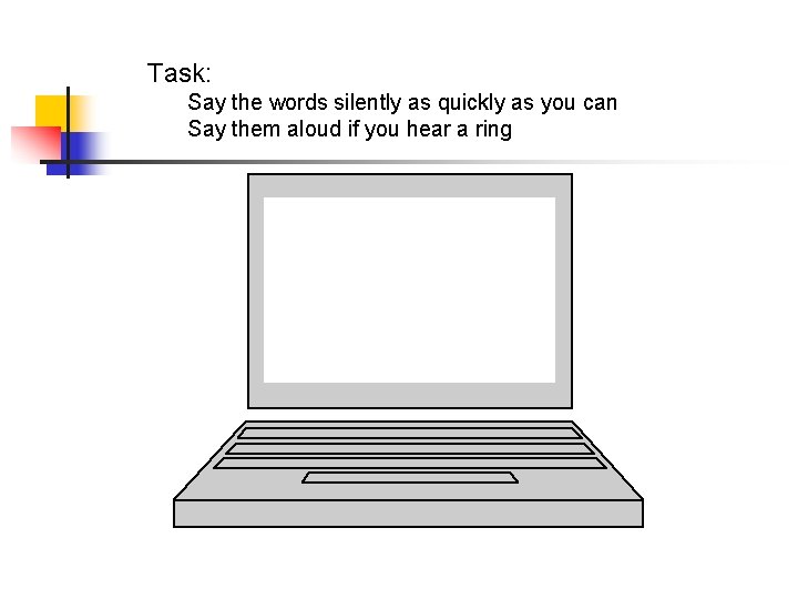 Task: Say the words silently as quickly as you can Say them aloud if