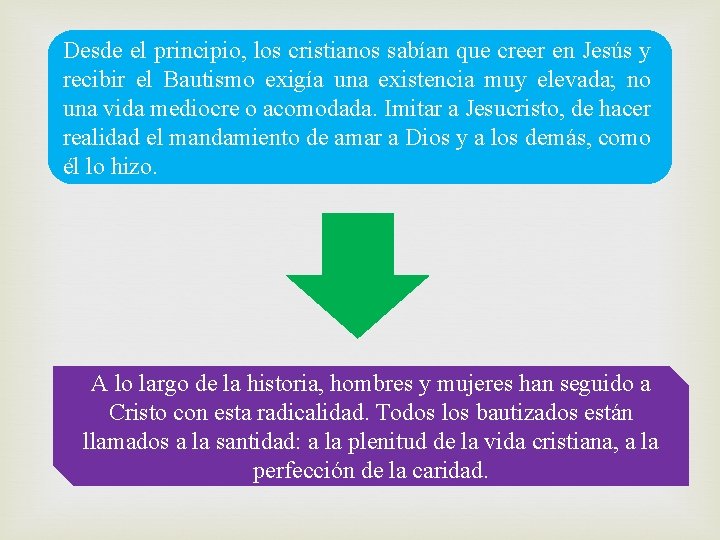 Desde el principio, los cristianos sabían que creer en Jesús y recibir el Bautismo