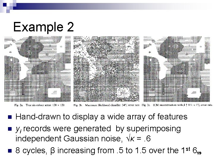 Example 2 n n n Hand-drawn to display a wide array of features yi