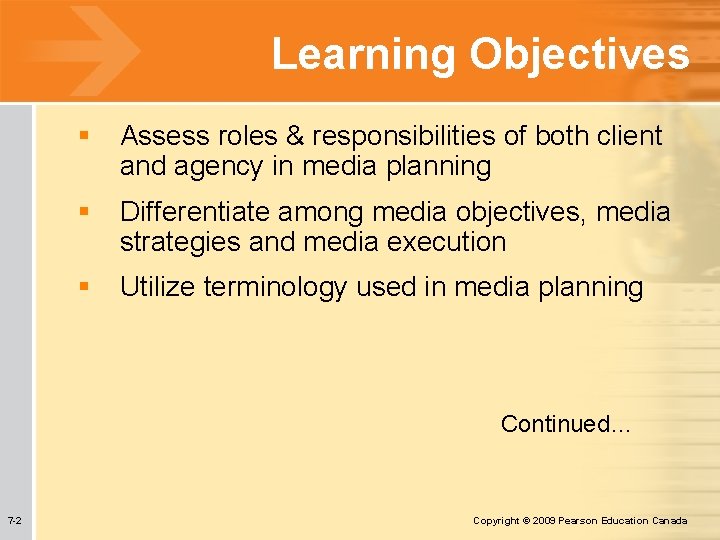Learning Objectives § Assess roles & responsibilities of both client and agency in media Learning Objectives § Assess roles & responsibilities of both client and agency in media