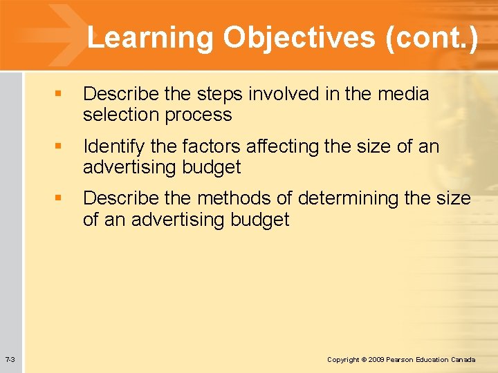 Learning Objectives (cont. ) 7 -3 § Describe the steps involved in the media Learning Objectives (cont. ) 7 -3 § Describe the steps involved in the media