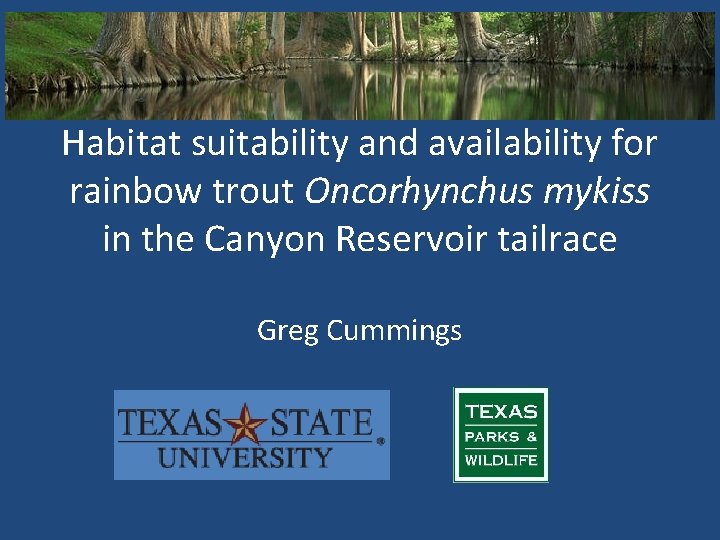 Habitat suitability and availability for rainbow trout Oncorhynchus mykiss in the Canyon Reservoir tailrace