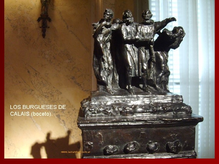 LOS BURGUESES DE CALAIS (boceto). www. lauramilani. com. ar 