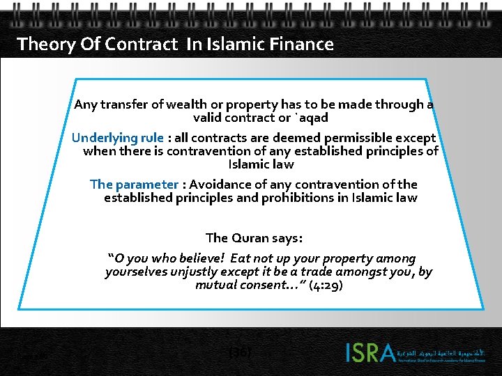 Theory Of Contract In Islamic Finance Any transfer of wealth or property has to Theory Of Contract In Islamic Finance Any transfer of wealth or property has to