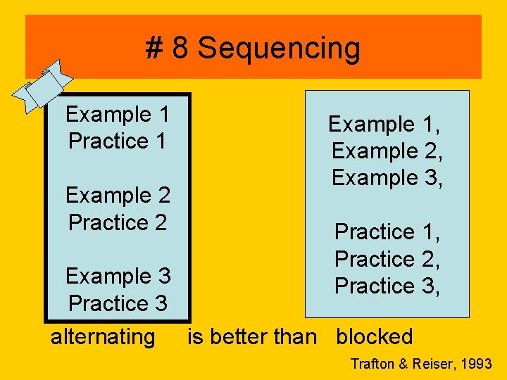 # 8 Sequencing Example 1 Practice 1 Example 2 Practice 2 Example 1, Example