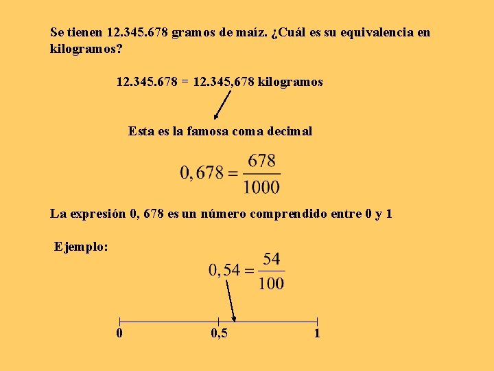 Se tienen 12. 345. 678 gramos de maíz. ¿Cuál es su equivalencia en kilogramos? Se tienen 12. 345. 678 gramos de maíz. ¿Cuál es su equivalencia en kilogramos?