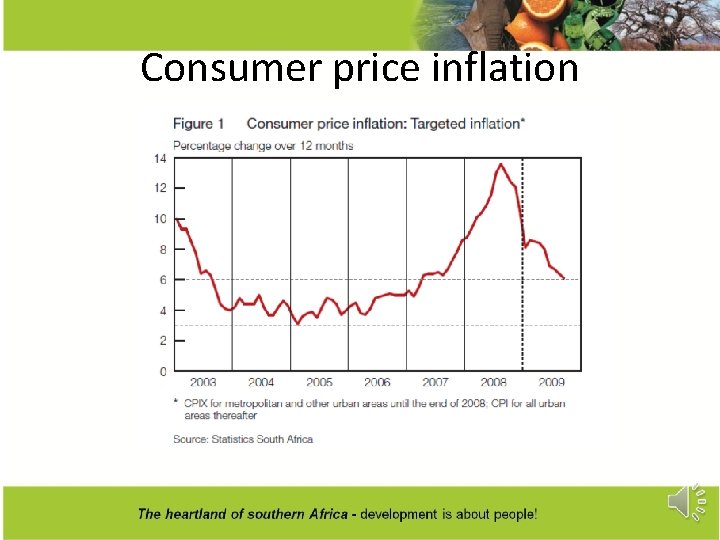 Consumer price inflation 