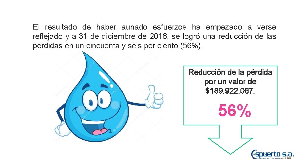 El resultado de haber aunado esfuerzos ha empezado a verse reflejado y a 31