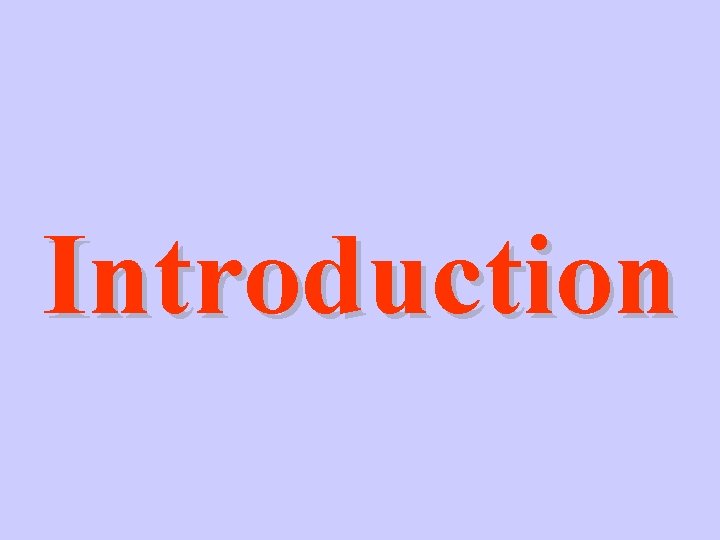 Introduction 