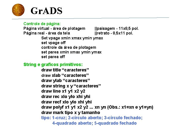 Gr. ADS Controle de página: Página virtual - área de plotagem ||paisagem - 11