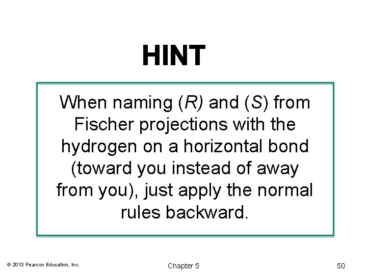 When naming (R) and (S) from Fischer projections with the hydrogen on a horizontal