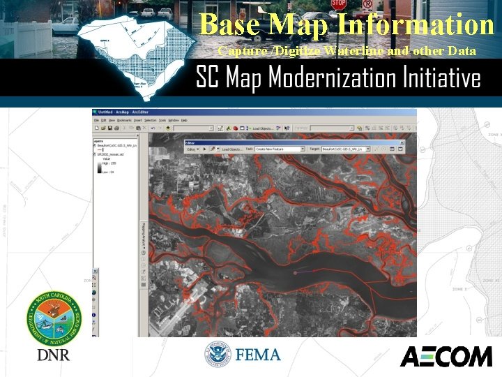 Base Map Information Capture /Digitize Waterline and other Data 