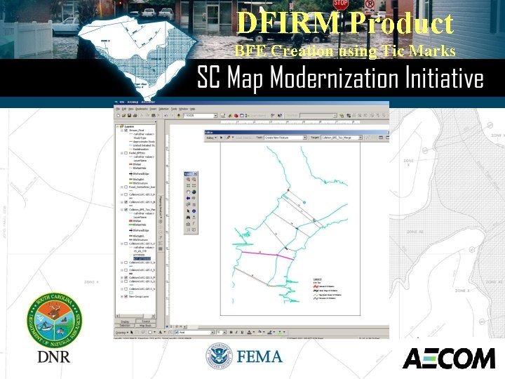 DFIRM Product BFE Creation using Tic Marks 
