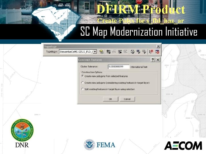 DFIRM Product Create Polys for s_fld_haz_ar 