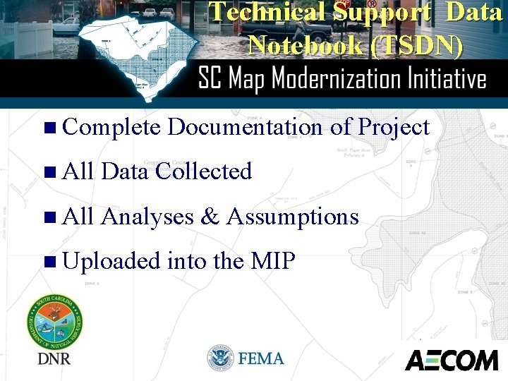 Technical Support Data Notebook (TSDN) n Complete Documentation of Project n All Data Collected